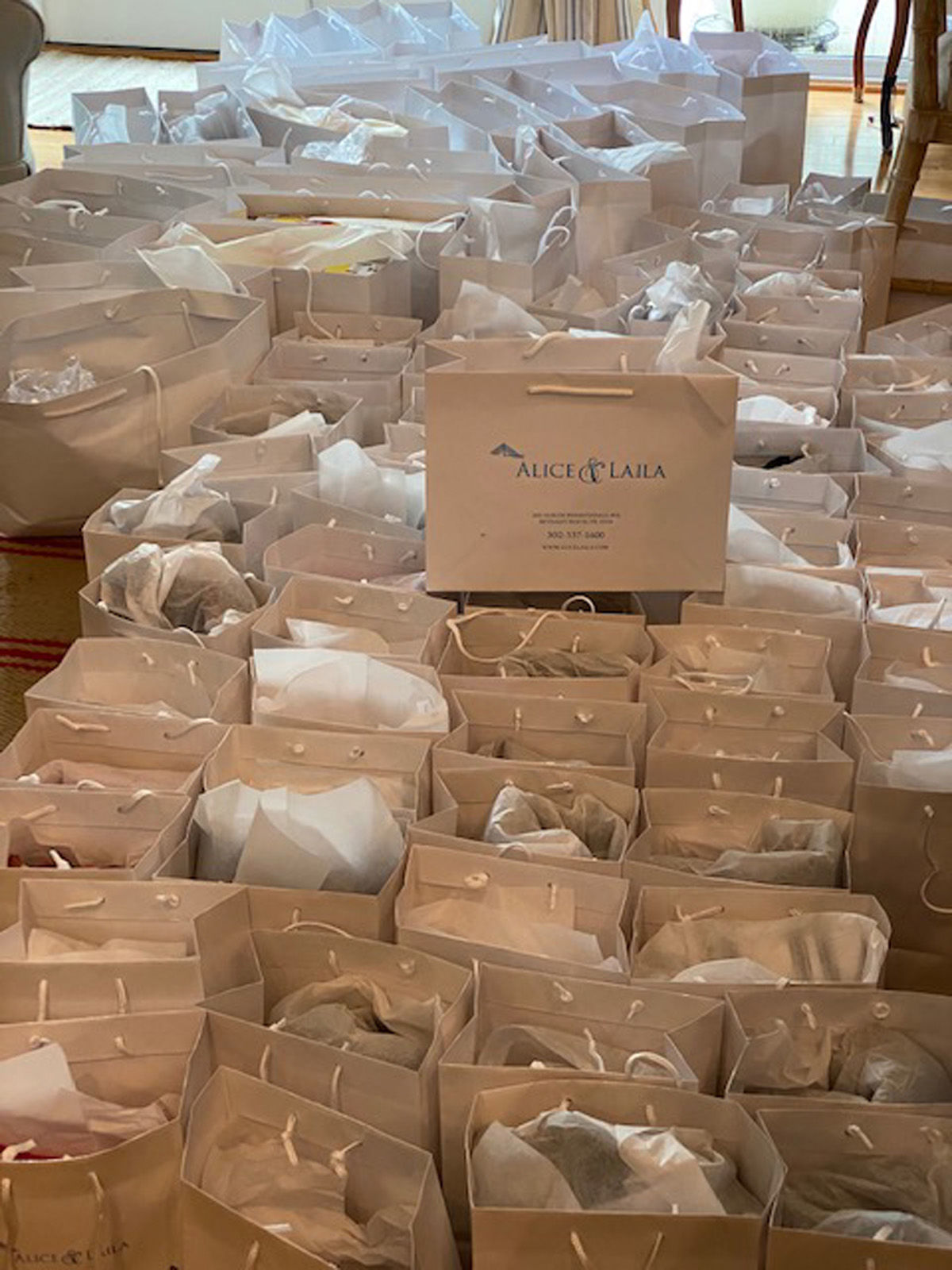 Alice & Laila boutique donation